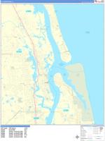 St. Augustine Wall Map Zip Code
